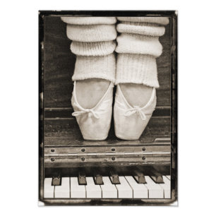 Piano Ballet Duet medium sized Photo Print