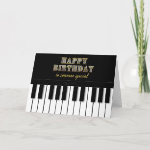 PIANO BIRTHDAY - SOMEONE SPECIAL CARD