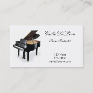 Piano Business Card