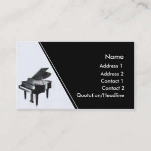 Piano Business Card
