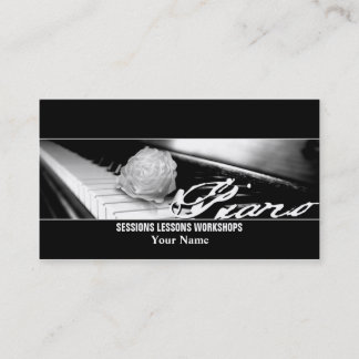 Piano - Business Card