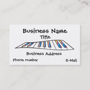Piano Business Card