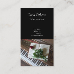 Piano Business Card