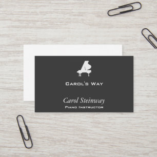 Piano Business Card