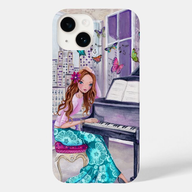 Piano Butterfly Music | Iphone 6 case (Back)
