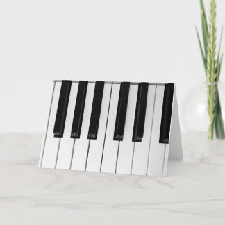 Piano card