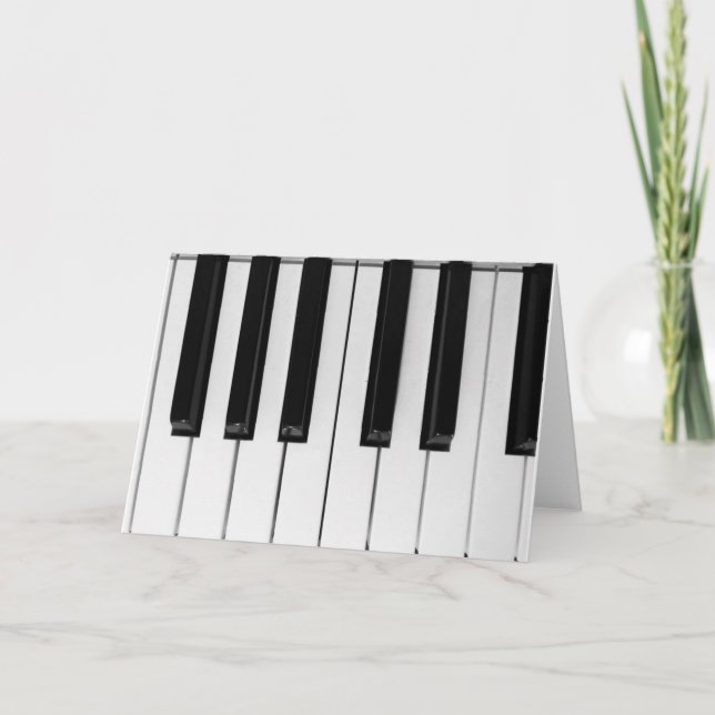 Piano card (Front)