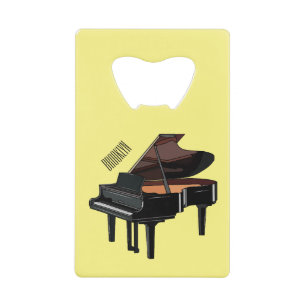 Piano cartoon illustration