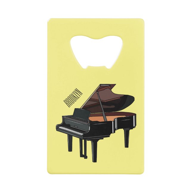 Piano cartoon illustration (Front)