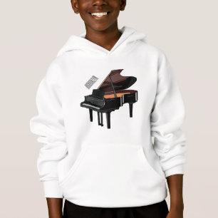 Piano cartoon illustration