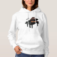 Piano cartoon illustration