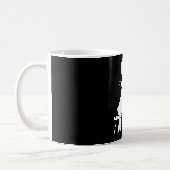 Piano Cat Coffee Mug (Left)