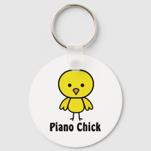 Piano Chick Key Ring