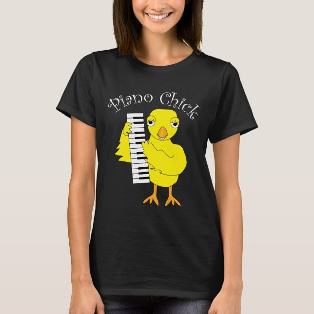 Piano Chick T-Shirt (Front)
