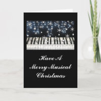 Piano Christmas Snowflake Keyboard