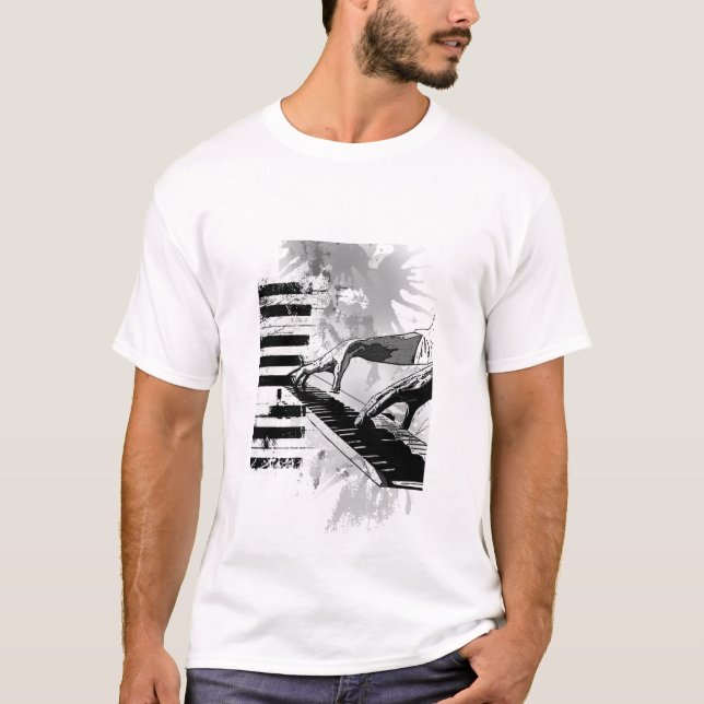 piano classical music T-Shirt (Front)