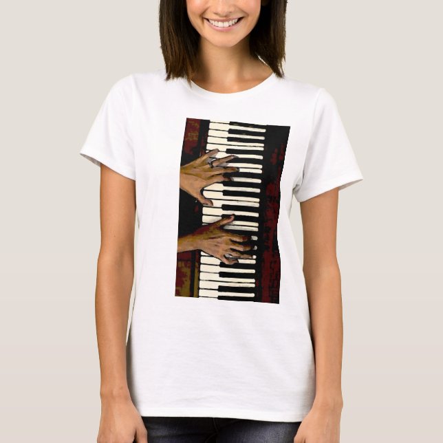 piano classical music T-Shirt (Front)
