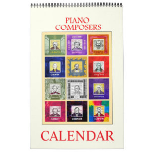 Piano Composers Calendar