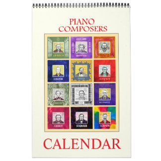 Piano Composers Calendar
