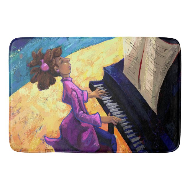 Piano Concert Art Bath Mat (Front)