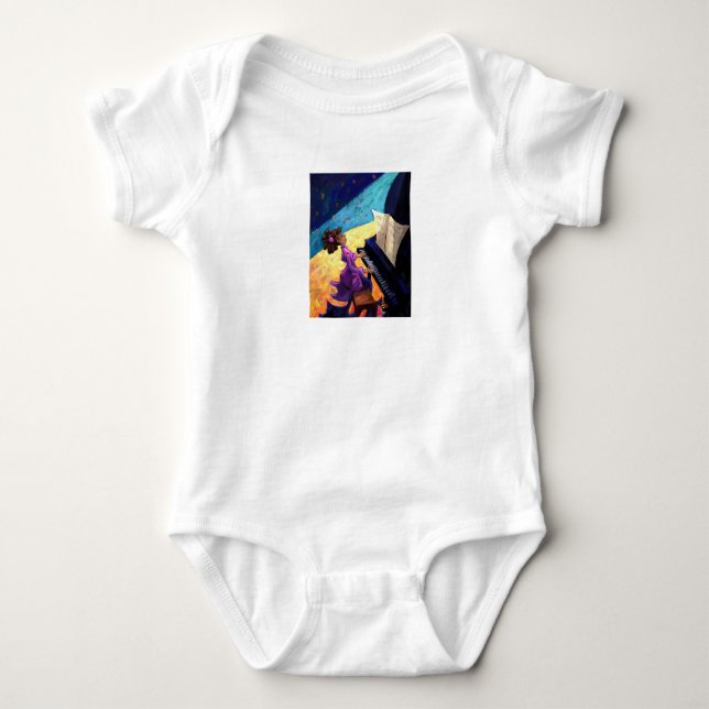 Piano Concert Baby Bodysuit (Front)