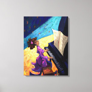 Piano Concert Canvas Print