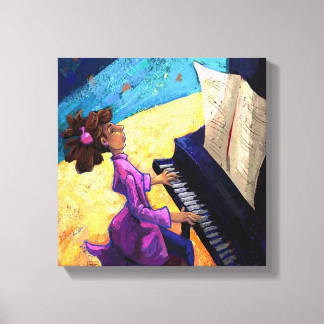 Piano Concert Canvas Print (Front)