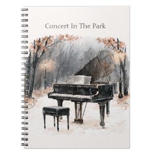 Piano Concert in the Park Notebook