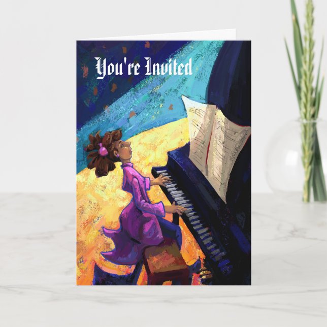 Piano Concert Invitation (Front)