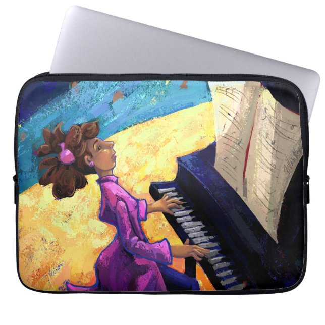 Piano Concert Laptop Sleeve (Front)