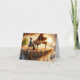 PIANO CONCERT ON ICE ARTISTIC CARD