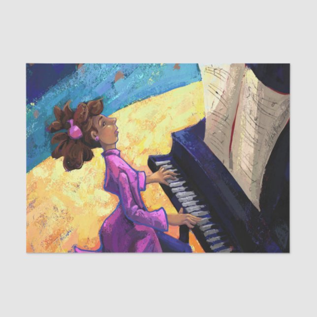 Piano Concert Tissue Paper (Front)