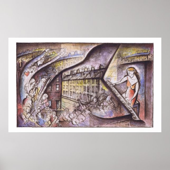 Piano Concerto in Grantham Flat Minor - Poster (Front)