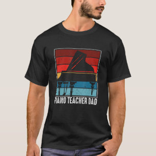 Piano Dad Piano Man Pianist Keyboard Musician Fath T-Shirt