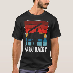 Piano Dad Piano Man Pianist Keyboard Musician Fath T-Shirt