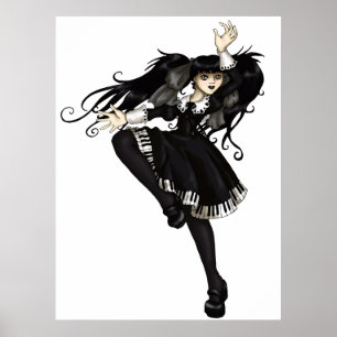 Piano Dance Poster