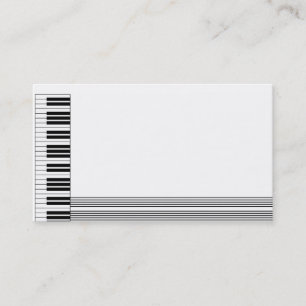 Piano Design Business Card