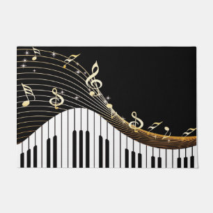 Piano Doormat, Piano Lover Gift, Music Love Rugs