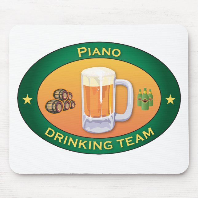 Piano Drinking Team Mouse Mat (Front)