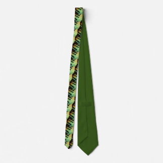 Piano  Electric Green Tie