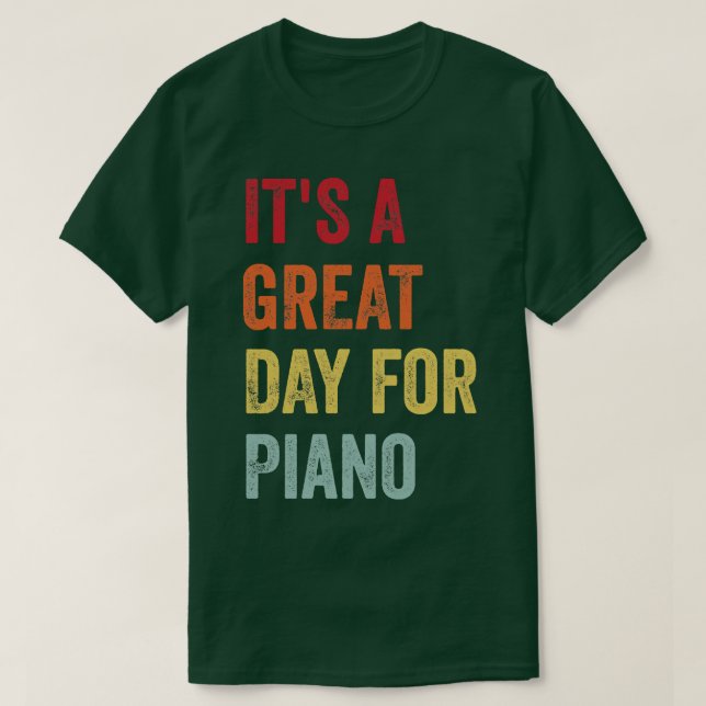 Piano Enthusiast T-Shirt (Design Front)