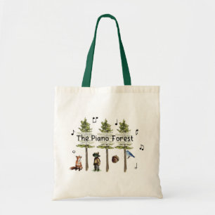 Piano Forest tote bag