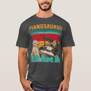 Piano Funny Pianosaurus Pianist T-Shirt