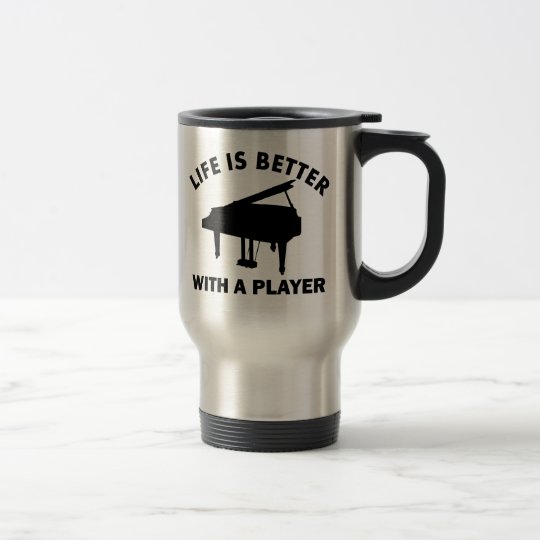 Piano gift designs travel mug