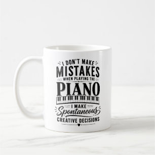Piano Gift for Pianist and Music Teacher Coffee Mug