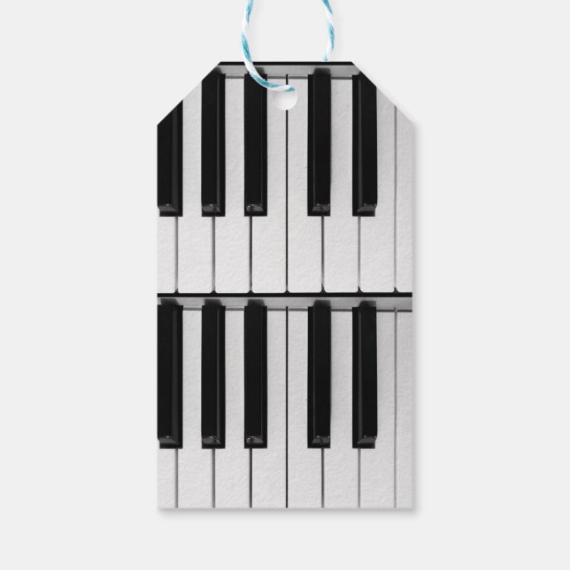 Piano Gift Tags (Back)
