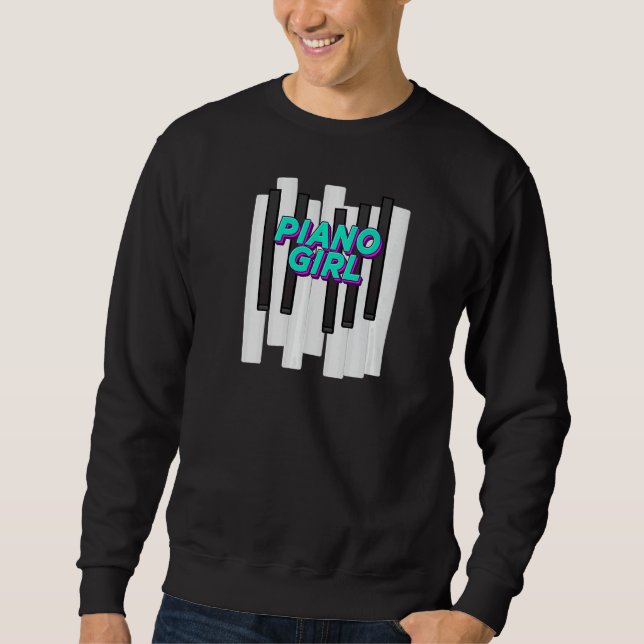 Piano Girl  2 Sweatshirt (Front)