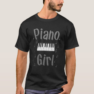 Piano Girl  Pianist Music Keyboardist Musician Out T-Shirt