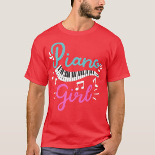Piano Girl Pianist Piano Player 1 T-Shirt