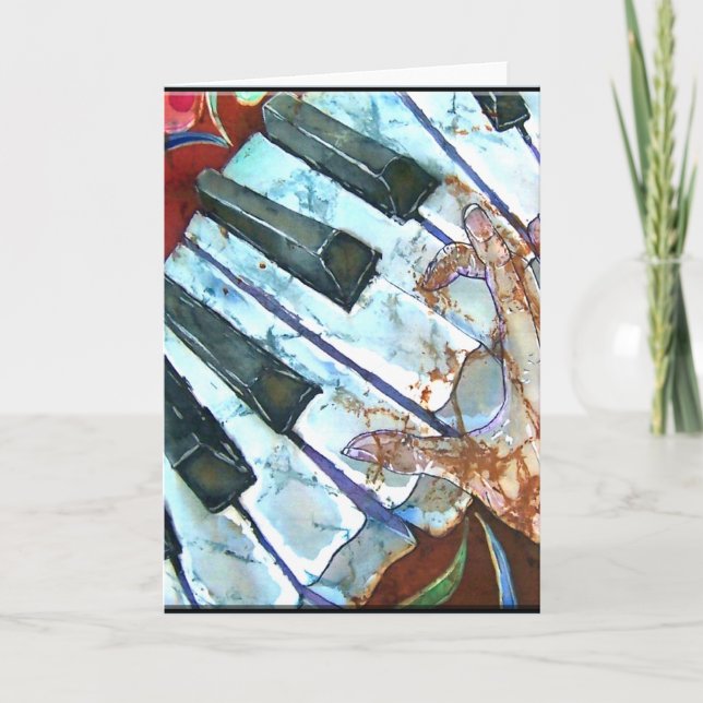 PIANO GREETING CARD (Front)